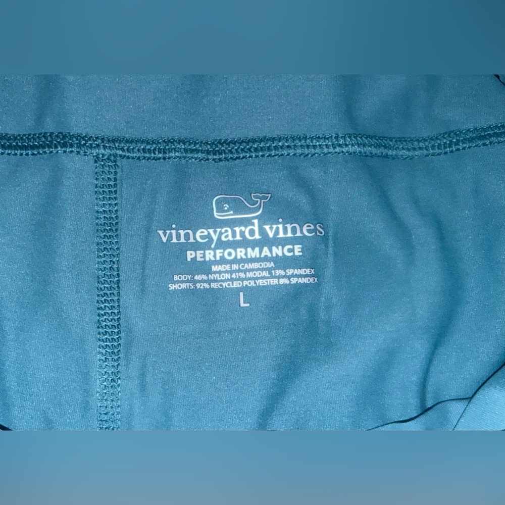 NEW Vineyard Vines Performance Pleated Skort Skirt Sz L Large Mallard Blue Golf - Picture 12 of 12